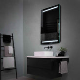 Espejo LED Vertical | Control por interruptor de pared | Luz blanca fría - Reyze Seria Salono Model 4